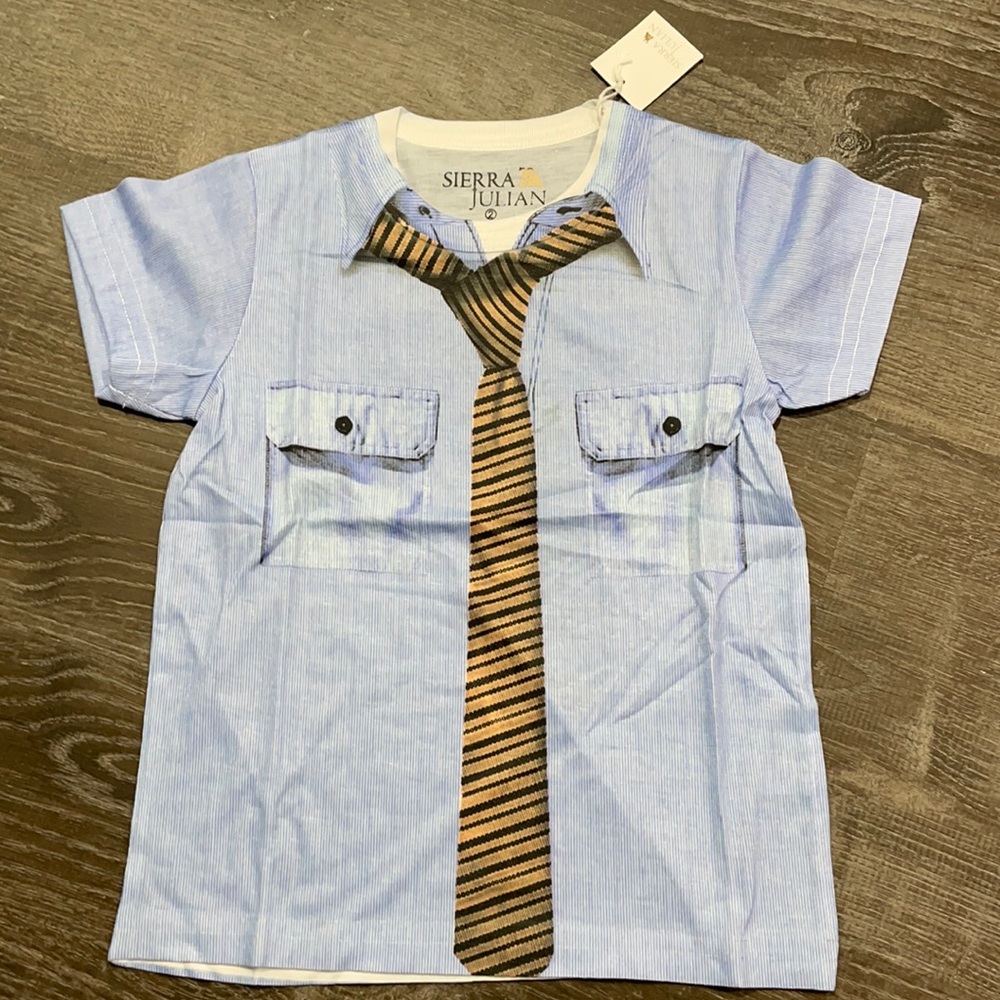Sierra Julian Boys Unique Tie T-shirt